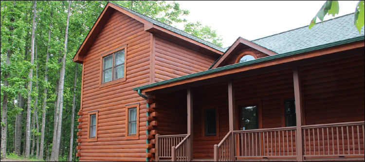 Log Home Staining in Powell County, Kentucky